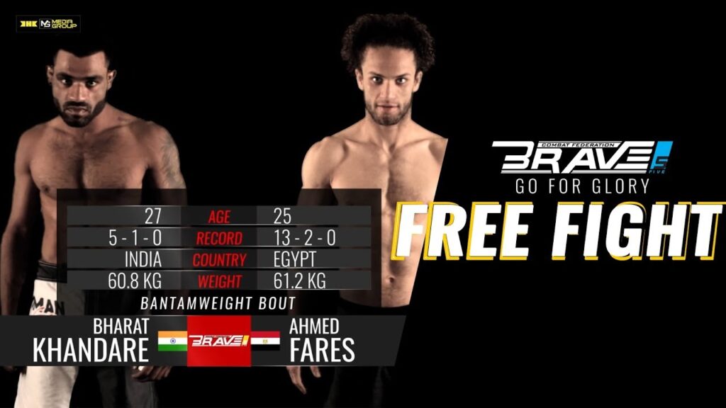 BRAVE CF 5 FREE FIGHT: BHARAT KHANDARE VS AHMED FARES