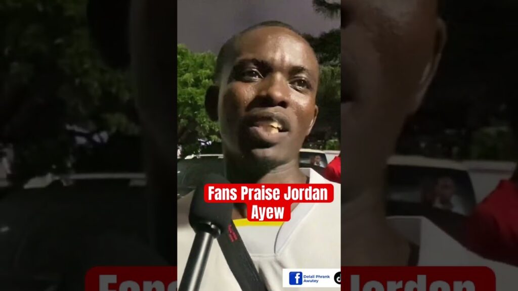 Fans Praise Hattrick Hero Jordan Ayew #blackstars #shorts