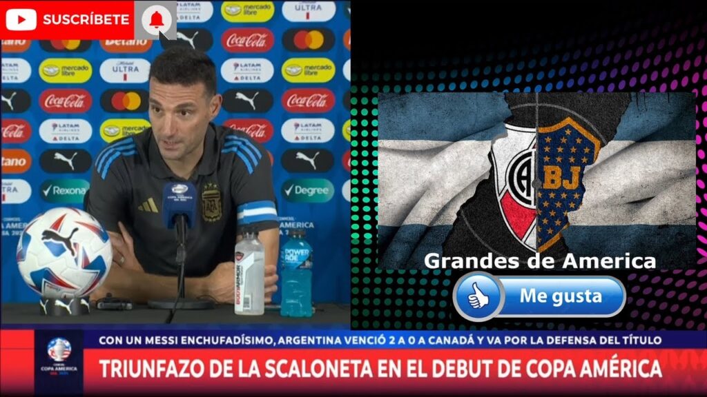 Habló Lionel Scaloni tras la victoria de la Selección Argentina por 2 a 0 ante Canadá