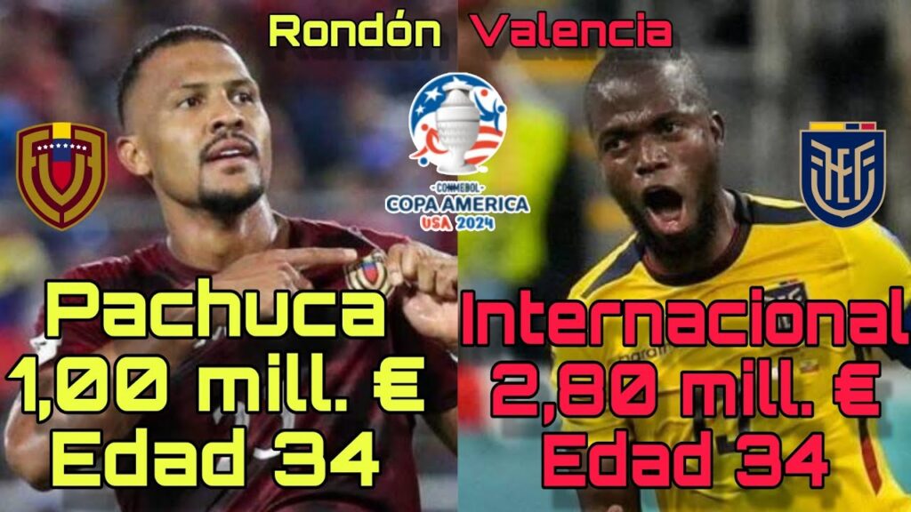 🔥Comparando plantel Venezuela vs Ecuador Copa América 2024 🇻🇪🇪🇨