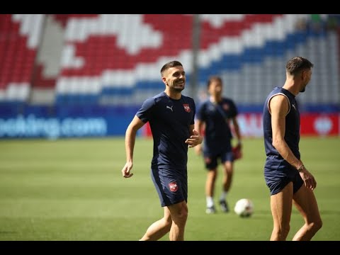 Tadić spreman za Slovence, Mitrović se iznervirao na treningu