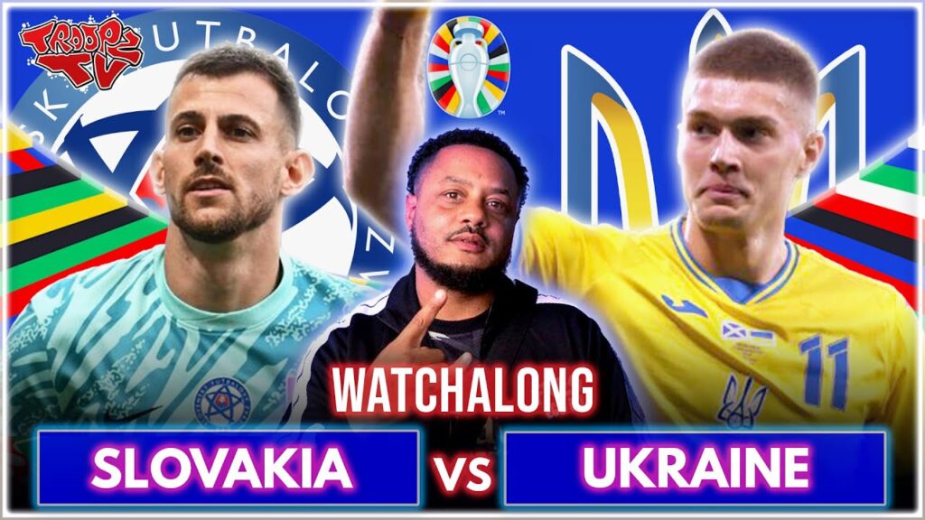 Slovakia1-2 Ukraine | UEFA EURO 2024 Group E | Watchalong W/Troopz