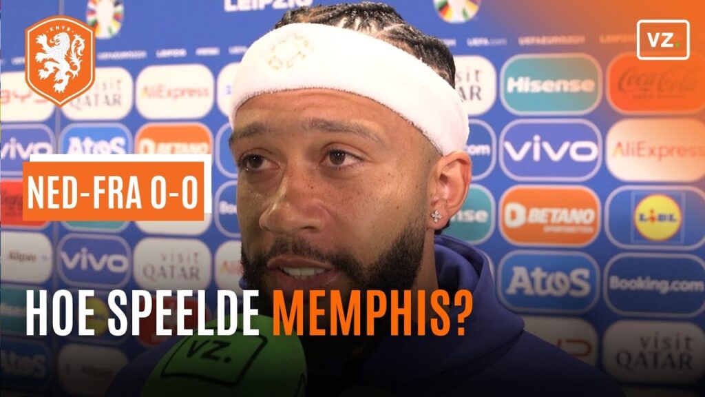 Memphis Depay vertelt wat hij van zijn eigen prestatie vond bij Nederland - Frankrijk