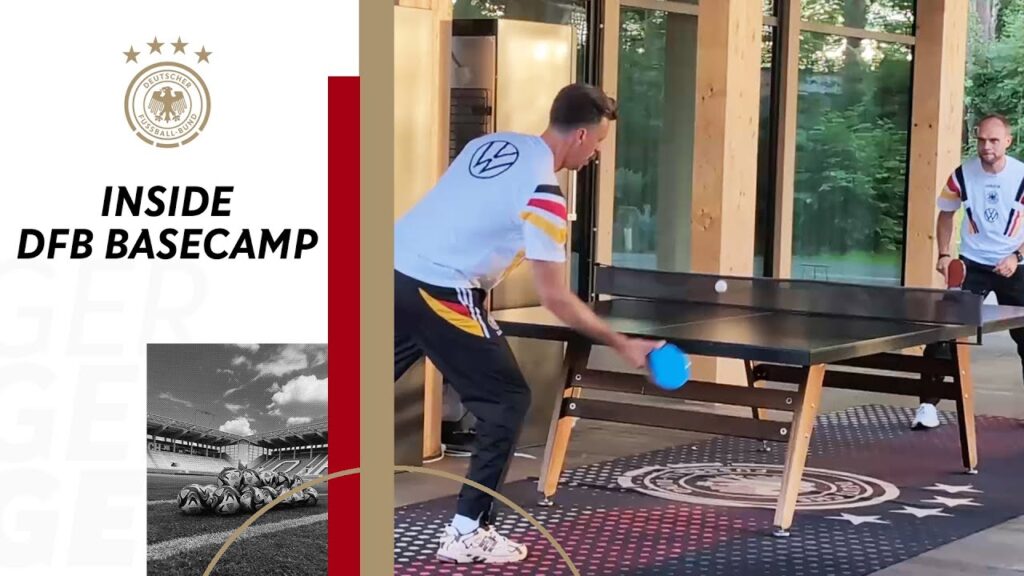 Wagner shows table tennis skills! ⚽️🏓 | Insights into the DFB-Basecamp