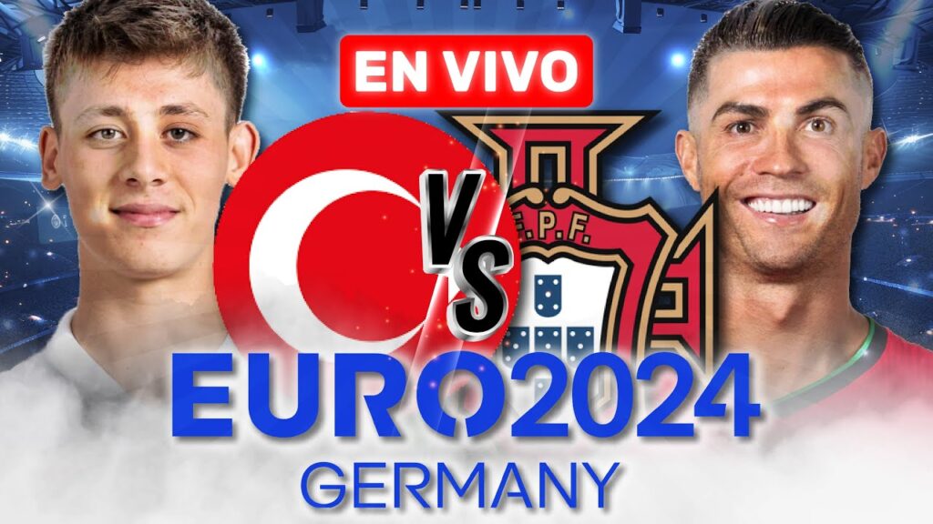 TURQUÍA vs PORTUGAL 🔴 EN VIVO | JORNADA 2 - GRUPO F - EURO 2024 | 🎙️ ¡NARRACIÓN TOP!
