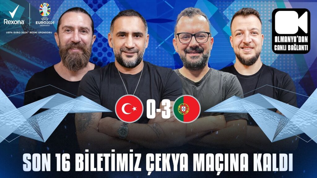 Canlı 🔴 Türkiye - Portekiz | Erman Özgür, Ümit Karan, Batuhan Karadeniz, Emre Zabunoğlu | EURO 2024