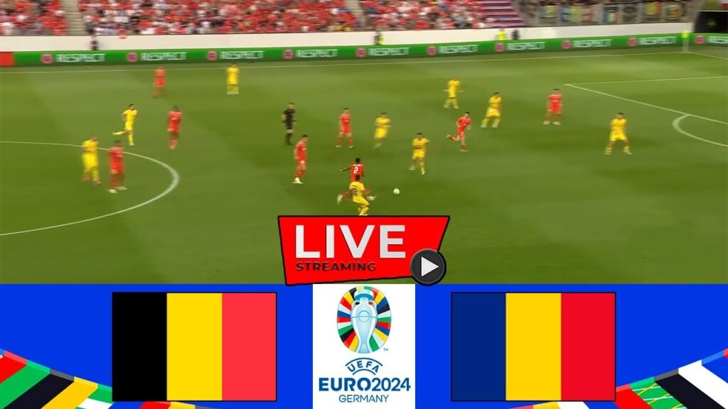 🔴LIVE : Belgium vs Romania | UEFA Euro Cup 2024 | Match Live Today | Full Match Streaming