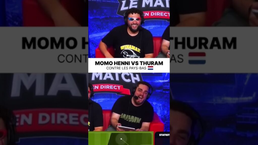 Momo Henni pète un câble sur Marcus Thuram. #euro #euro2024 #thuram #france