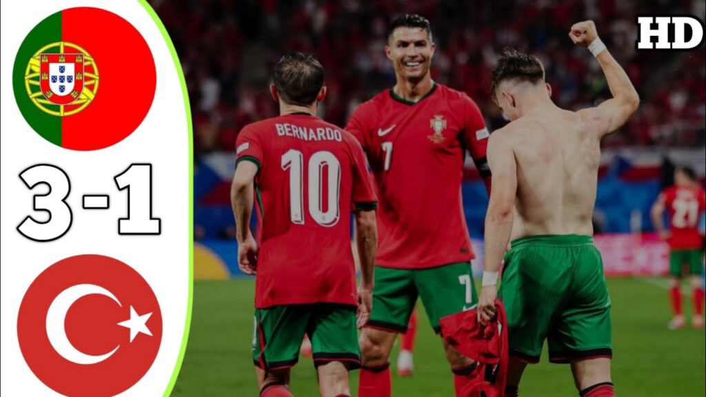Portugal vs Turkey  3-1 Today Highlights Match | Highlights & All Goals  Euro 2024 HD