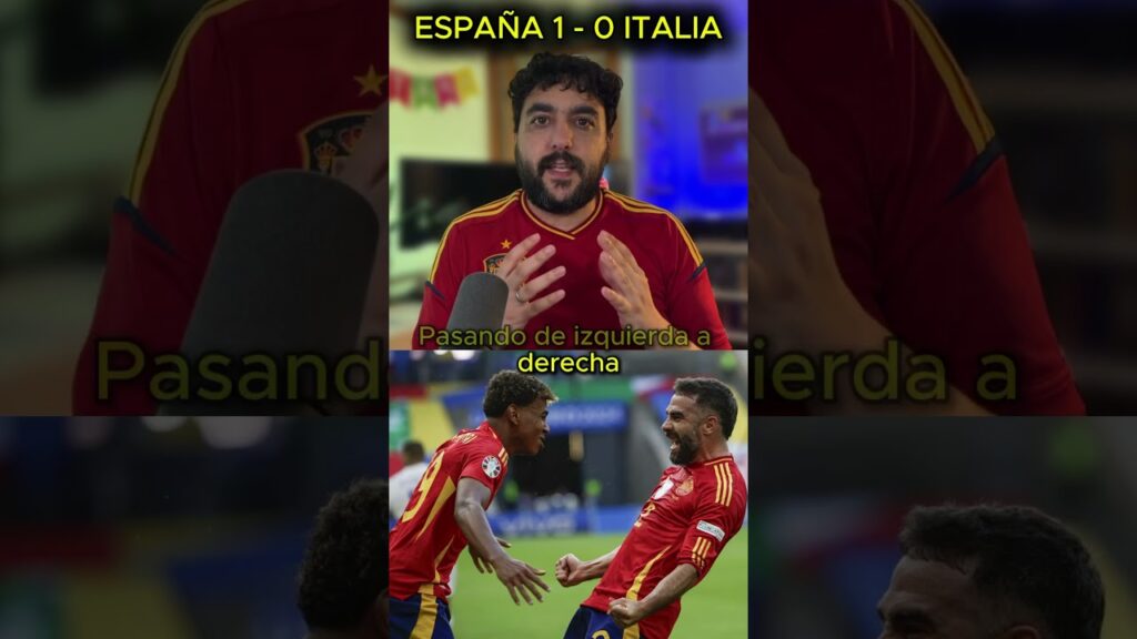 España 1 - 0 Italia #españa #italia #euro2024 #eurocopa #lamineyamal #nicowilliams #rodri #carvajal