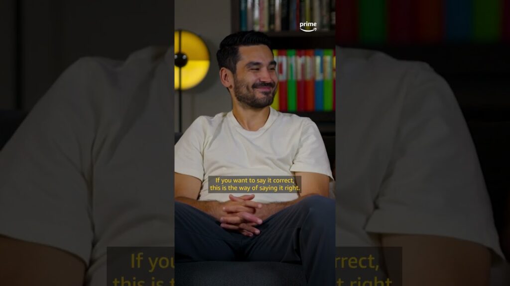 Ilkay Gundogan was quick to correct his wife 😅