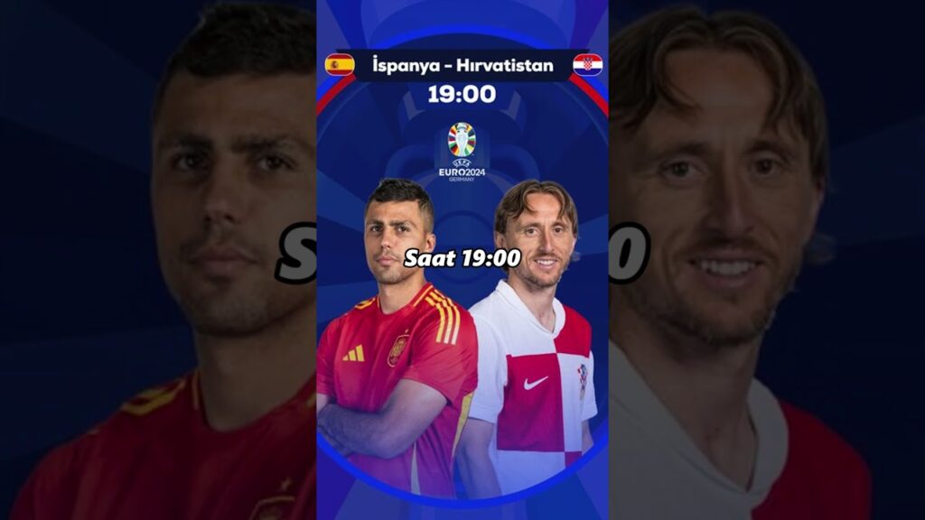 Euro 2024'te 15 Haziran Cumartesi programı #shorts #futbol #euro2024