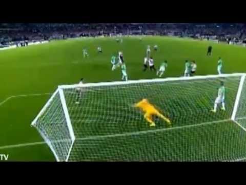 River Plate vs Atl. Nacional 2-0 Gol de German Pezzella 10/12/2014 HD