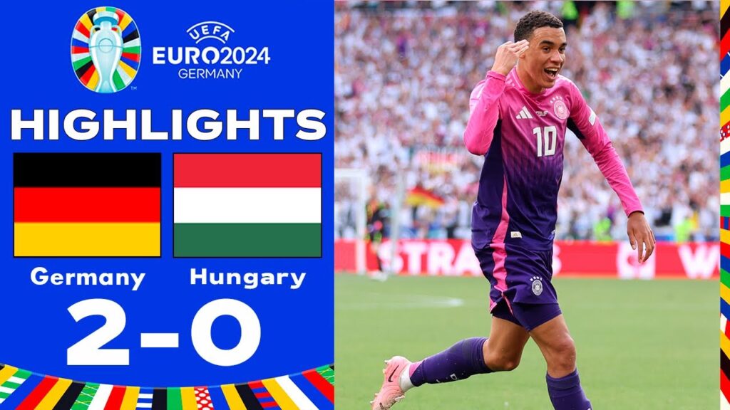 Jamal Musiala Goal | Germany vs Hungary 2-0 Highlights Goals | UEFA EURO 2024