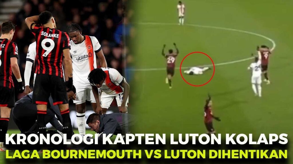 Detik-detik Tom Lockyer Kolaps hingga Bournemouth vs Luton Disetop
