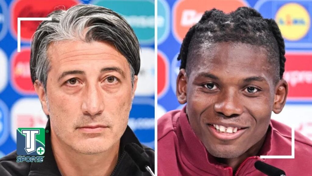 Murat Yakin und Breel Embolo sind zuversichtlich, dass die Schweiz gegen Deutschland eine Chance hat