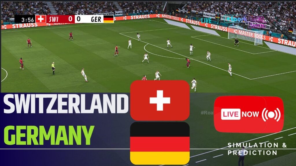 🔴LIVE : Switzerland vs Germany | UEFA Euro 2024 | Live Match | Full Match Streaming simulation