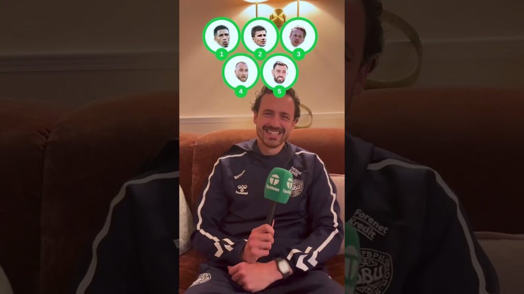 Blind ranking af midtbanespillere med Thomas Delaney 🇩🇰#fodbold #herrelandsholdet #euro2024