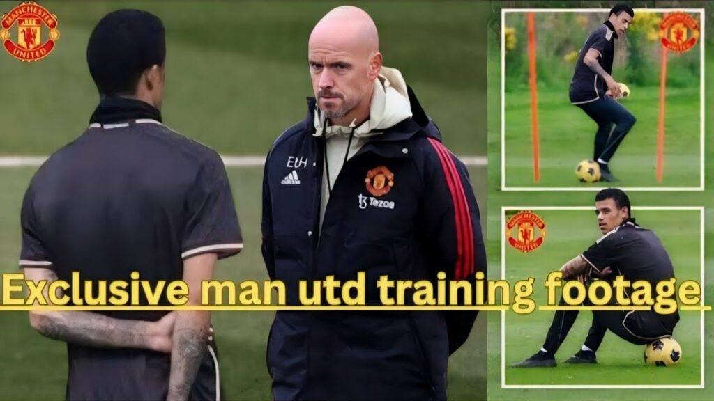 🚨MANCHESTER UNITED'S GREENWOOD TRAINS WITH TEN HAG AT CARRINGTON TRAINING GROUND TODAY