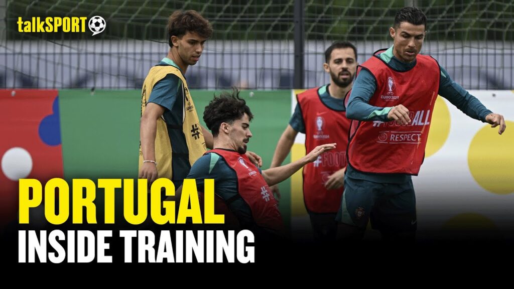 🚨 RONALDO & BERNARDO SILVA ⚡ Portugal Pre-match Turkey Training Session 🔥 | UEFA 2024