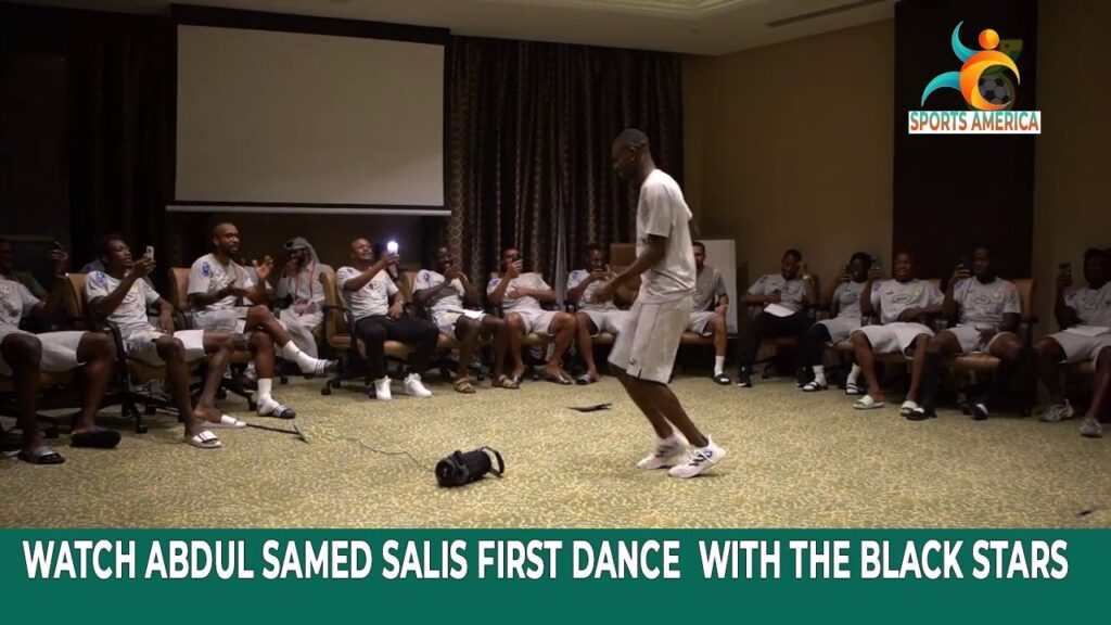 WATCH ABDUL SAMED SALIS FIRST DANCE WITH THE BLACK STARS WATCH ABDUL SAMED SALIS FIRST DANCE WITH THE BLACK STARS