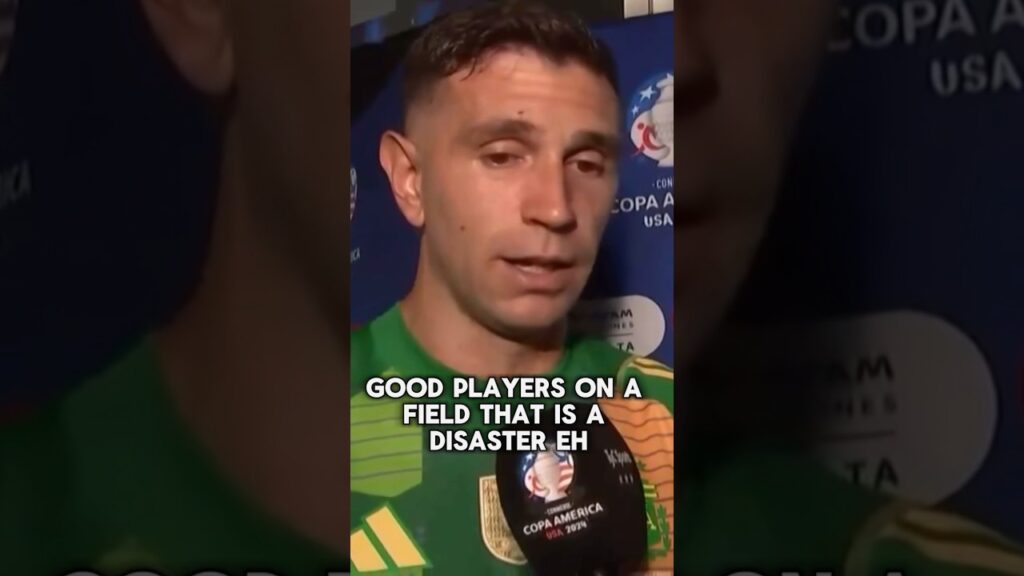 ‘The state of the pitch was a DISASTER’ Emiliano Martinez on The Pitch For Copa America 2024