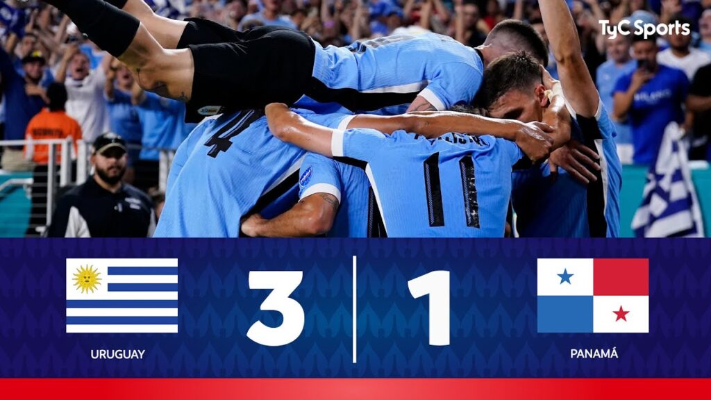 Uruguay 3-1 Panamá | Copa América 2024 | La selección de Bielsa arrancó con el pie derecho
