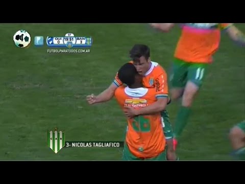 Gol Nicolás Tagliafico - Quilmes 0 Vs Banfield 3 - Copa Argentina 2013/14