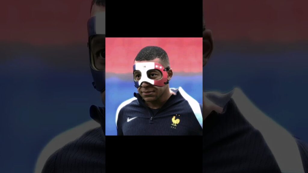 Kylian Mpappe's new mask😯#trendingshorts #viralshort
