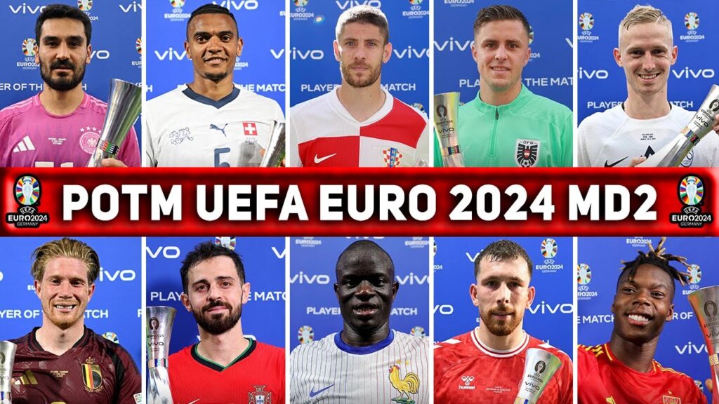 PLAYER OF THE MATCH UEFA EURO 2024 MATCHDAY 2 FT. GUNDOGAN, KEVIN DE BRUYNE, BERNARDO SILVA