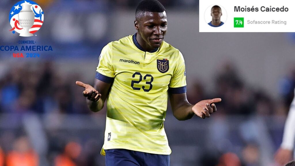 Moisés Caicedo Sólido desempeño vs Venezuela Copa America 23.06.2024 Highlights Solid performance