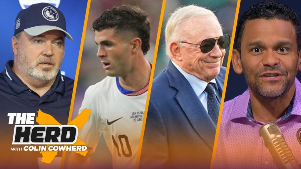 Mike McCarthy “fed up” with Jerry Jones, how far can Christian Pulisic, USMNT go in Copa? | THE HERD Mike McCarthy "fed up" with Jerry Jones, how far can Christian Pulisic, USMNT go in Copa? | THE HERD
