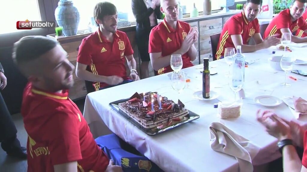 Así ha sido la sorpresa a Jordi Alba por su cumpleaños