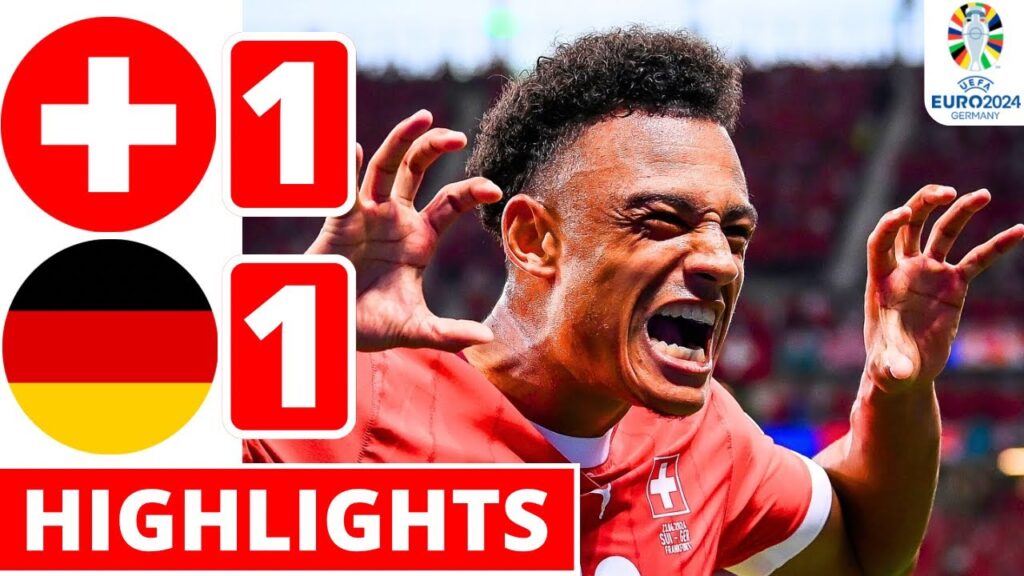 Switzerland vs Germany (1-1) Highlights & Goals | UEFA EURO 2024