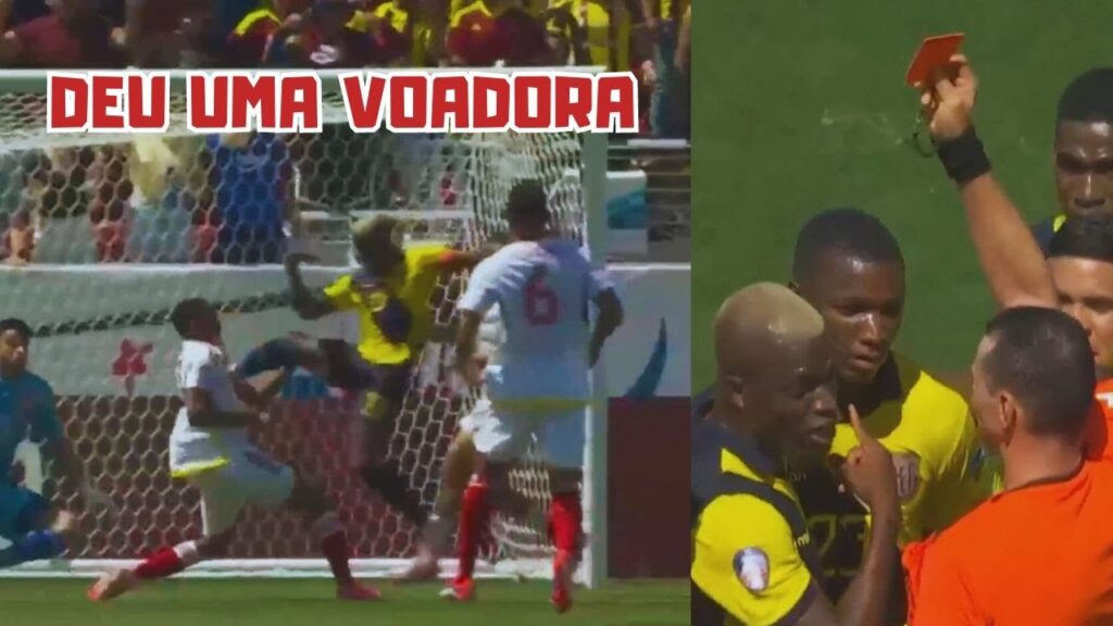 EXPULSÃO DE ENNER VALENCIA CONTRA A VENEZUELA