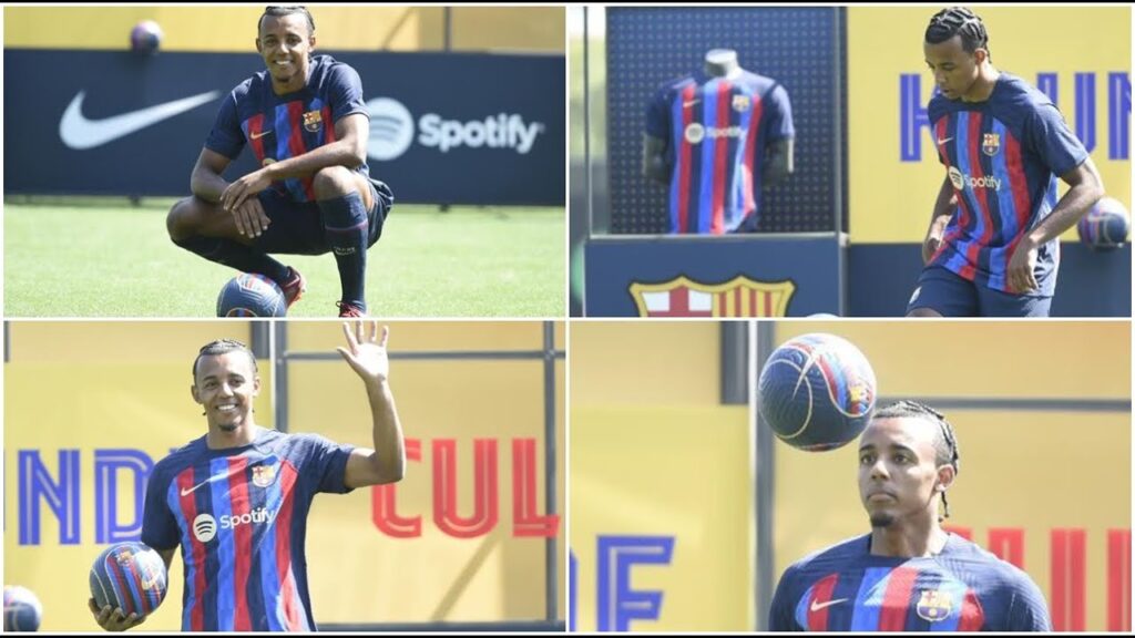 BARCELONA PRESENTATION OF JULES KOUNDE AND WHAT WAS SAID.
