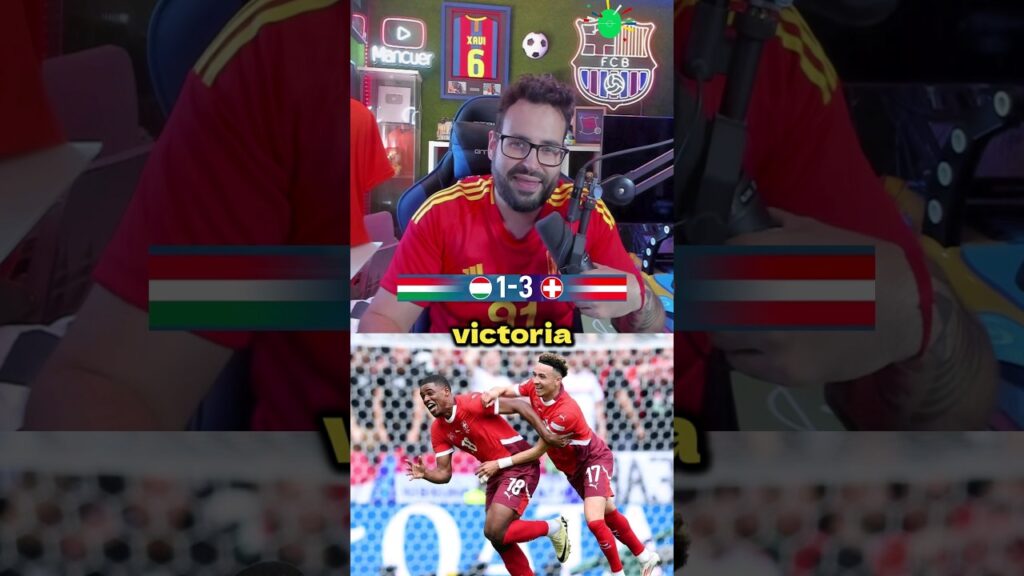 SUIZA GANA 1-3 a HUNGRÍA con un BRUTAL AEBISCHER - SUIZA PUEDE SER la SORPRESA de la EUROCOPA #Short