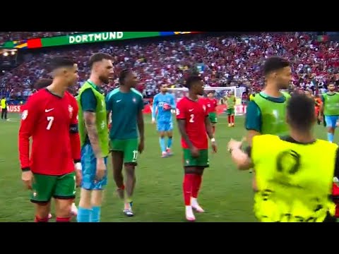 Goncalo Ramos was injured by security guard who was chasing a pitch invader at full-time vs Turkiye