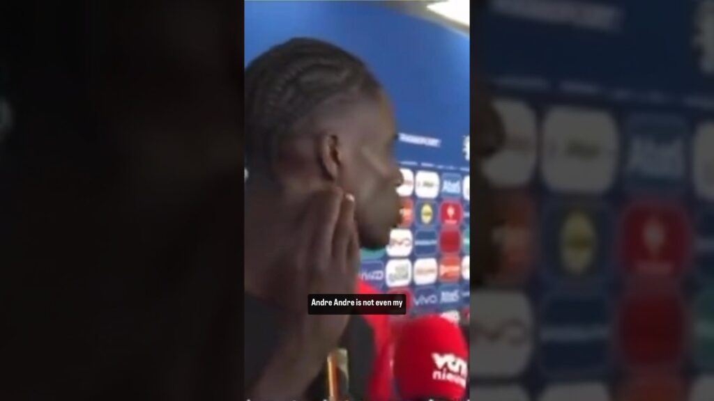 Everton’s Onana FUMING at being called ‘Andre’ by reporter 🤬