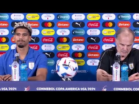 RUEDA DE PRENSA COMPLETA A RONALD ARAUJO Y A MARCELO BIELSA ANTES DEL PARTIDO VS PANAMÁ