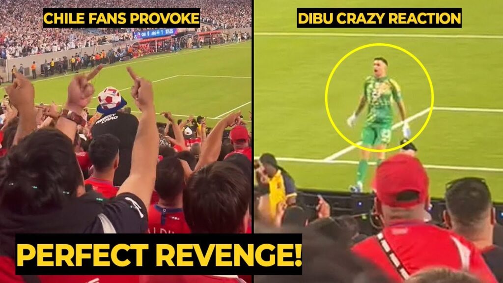 Dibu Martinez REVENGE to Chile fans after Lautaro Martinez late winning goal against Chile