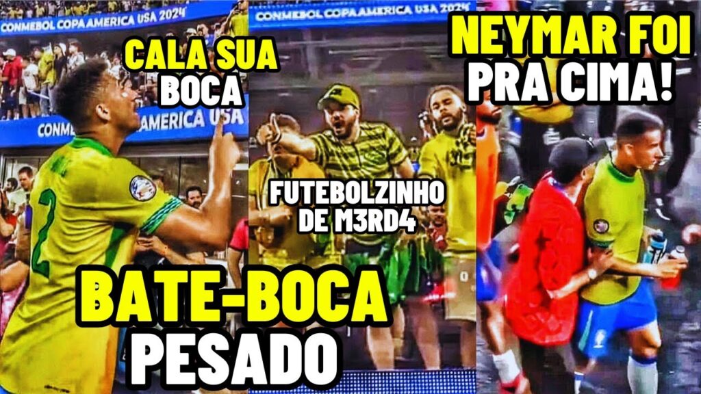 BATE BOCA PESADO ENTRE DANILO E TORCEDORES APÓS O EMPATE DA SELEÇÃO BRASILEIRA