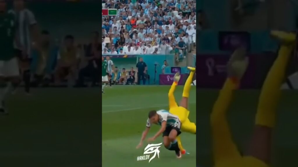 لحظة اصابة ياسر الشهراني 💔 (مؤثره)