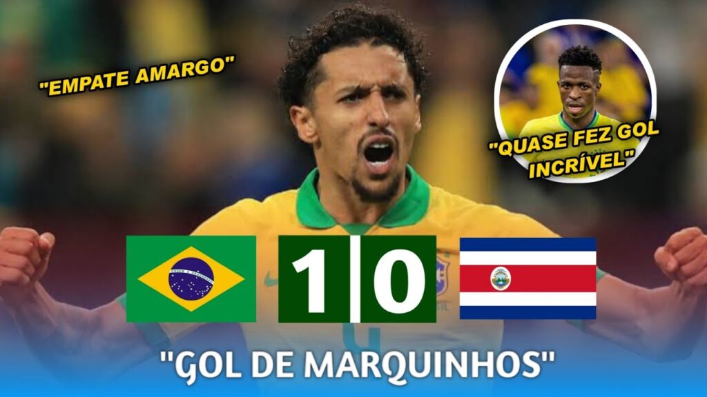 GOL ANULADO DO BRASIL HOJE | GOL ANULADO DE MARQUINHOS | BRASIL X COSTA RICA - COPA AMÉRICA 2024
