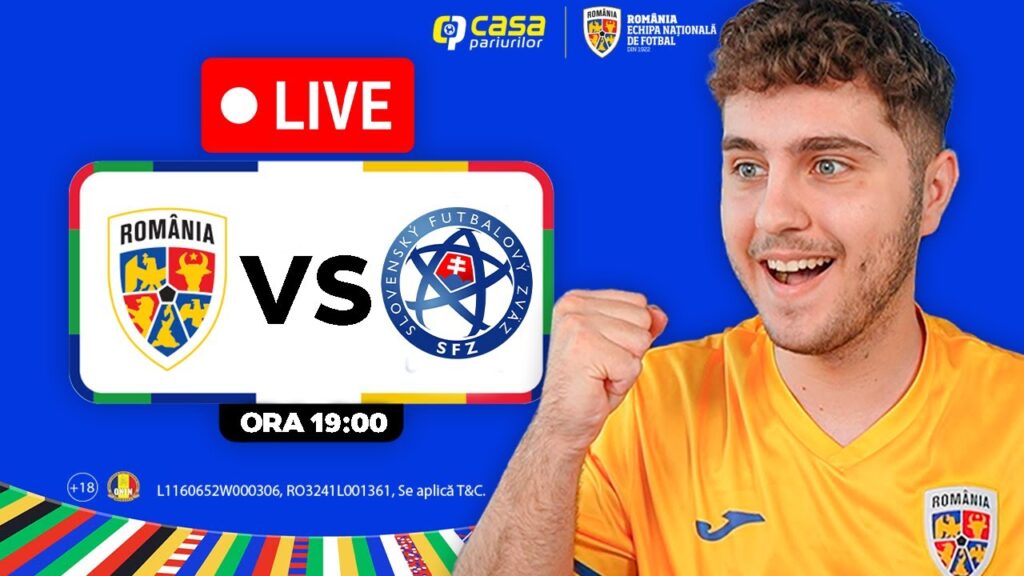 🔴 ROMANIA vs SLOVACIA LIVE EURO 2024 !