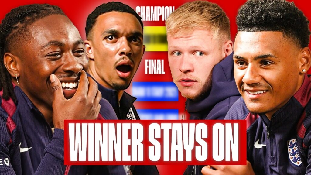 "He’s Not Even Celebrating" 🤣 | Winner Stays On | Trent, Ramsdale, Eze and Watkins | England