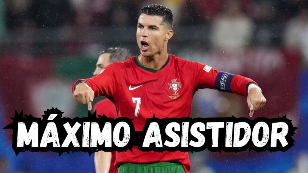 CRISTIANO RONALDO ES EL FUTBOLISTA CON MÁS PASES DE GOL EN LA HISTORIA DE LA EUROCOPA