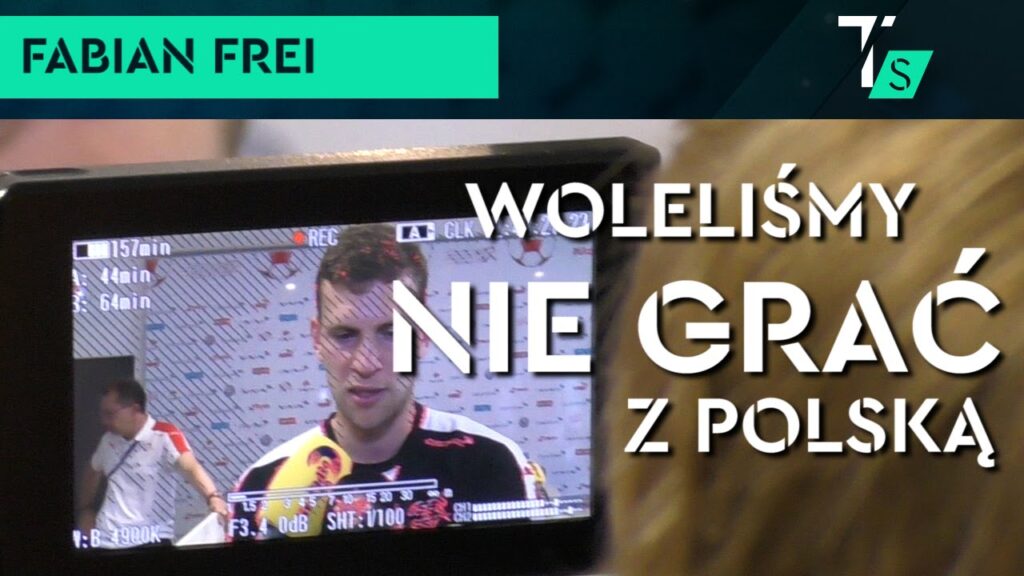 Fabian Frei (Szwajcaria) przed meczem z Polską