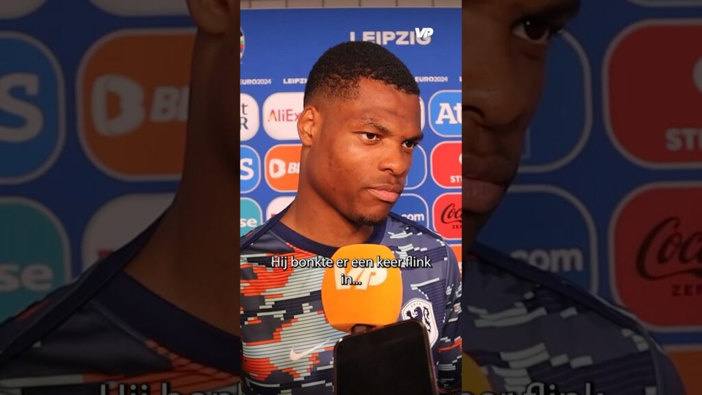 Dumfries reageert SPORTIEF op battle tegen rivaal RIVAAL Hernández! 👏 #dumfries