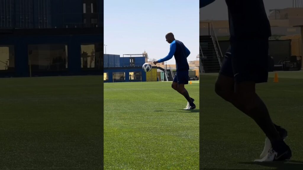 Alex Telles first touch 🥶⚽🔥 #football #alnassr #soccer #skills #viral
